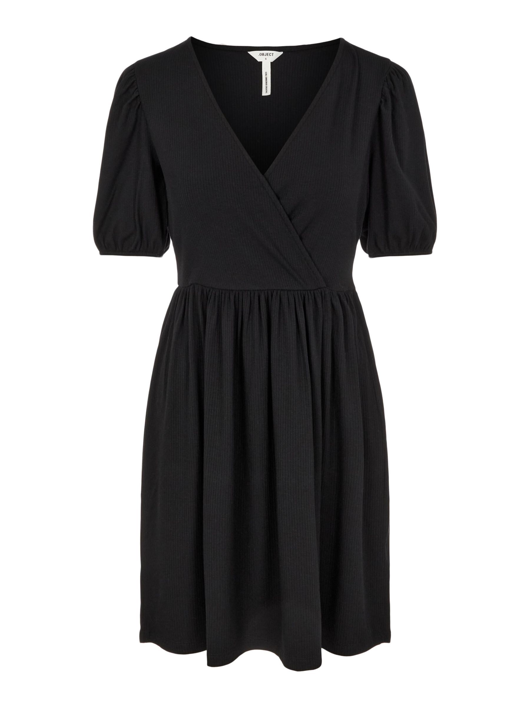wrap effect dress