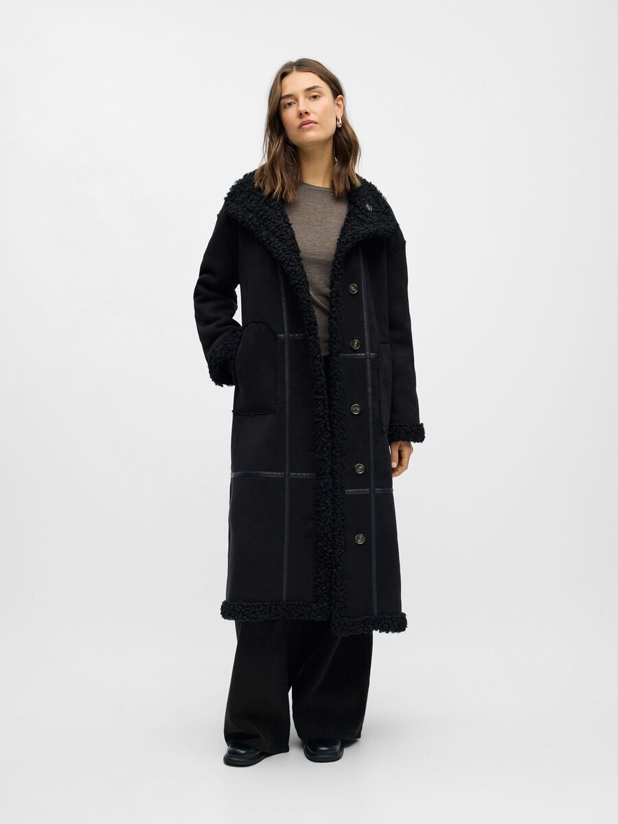 Carousel image - LONG COAT, Black | 4