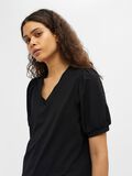 OBJECT V-NECK T-SHIRT, Black, highres - 23041624_Black_006.jpg