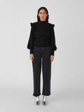 Object Collectors Item HIGH NECK KNITTED PULLOVER, Black, highres - 23036445_Black_005.jpg