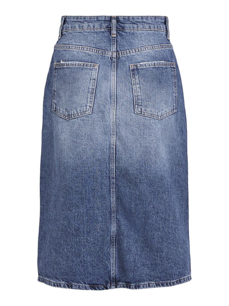 Carousel image - OBJHARLOW MIDI SKIRT, Medium Blue Denim | 2