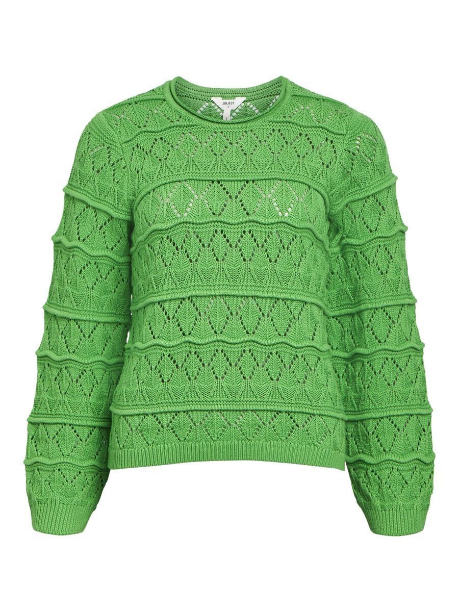 Object Collectors Item MANCHES LONGUES PULL EN MAILLE, Vibrant Green, highres - 23043459_VibrantGreen_1109502_001.jpg