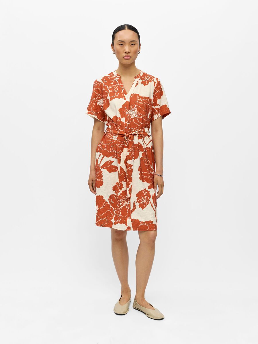 Carousel image - PRINT BLUSENKLEID, Sandshell | 4
