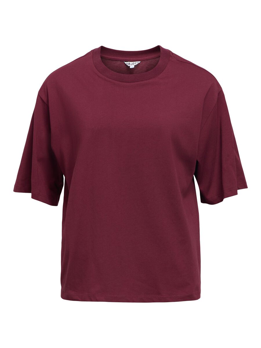 Carousel image - L&Oslash;S PASSFORM T-SKJORTE, Windsor Wine | 1