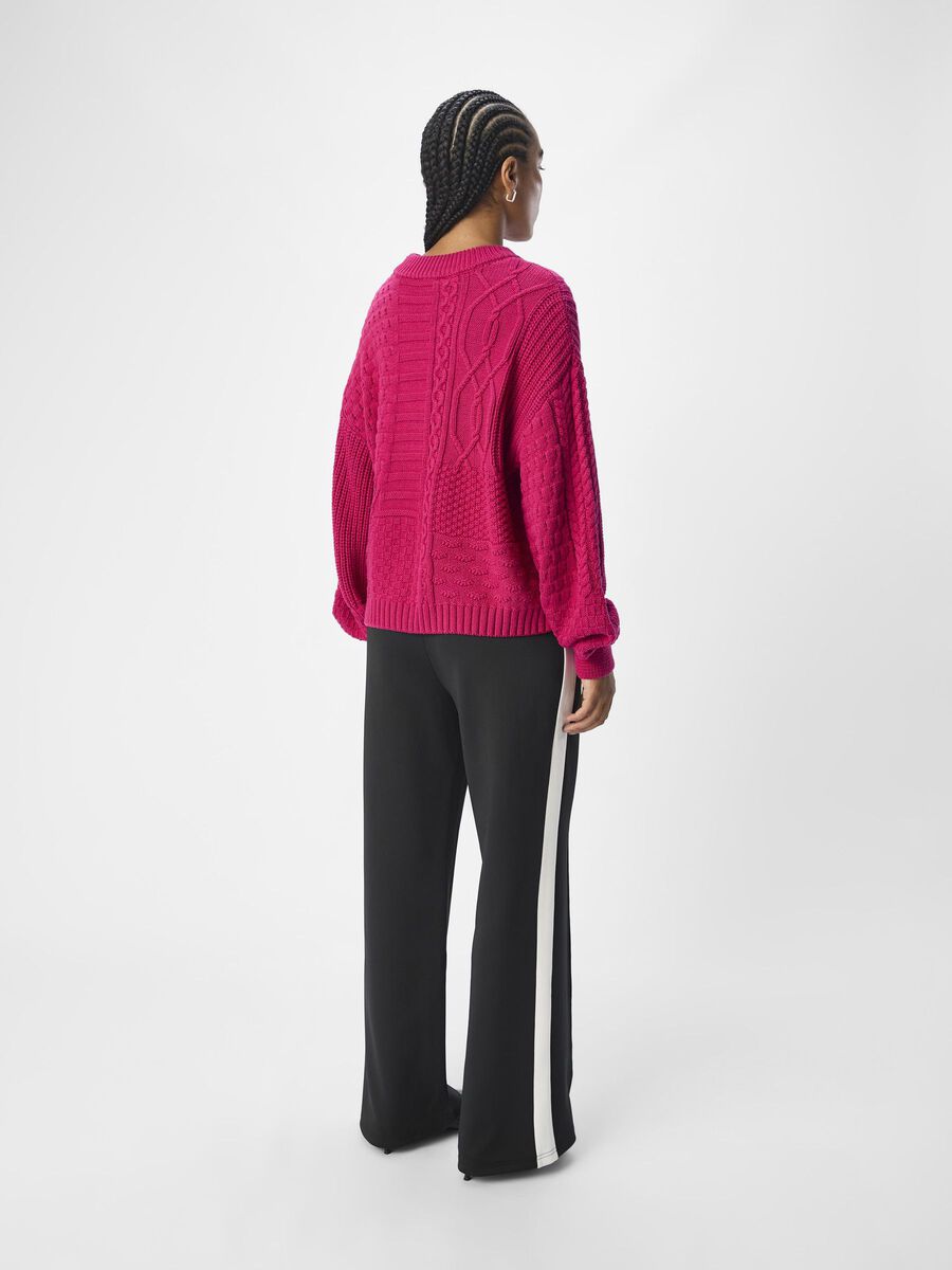 OBJECT EN MAILLE TORSADÉE PULL, Sangria, highres - 23045255_Sangria_004.jpg