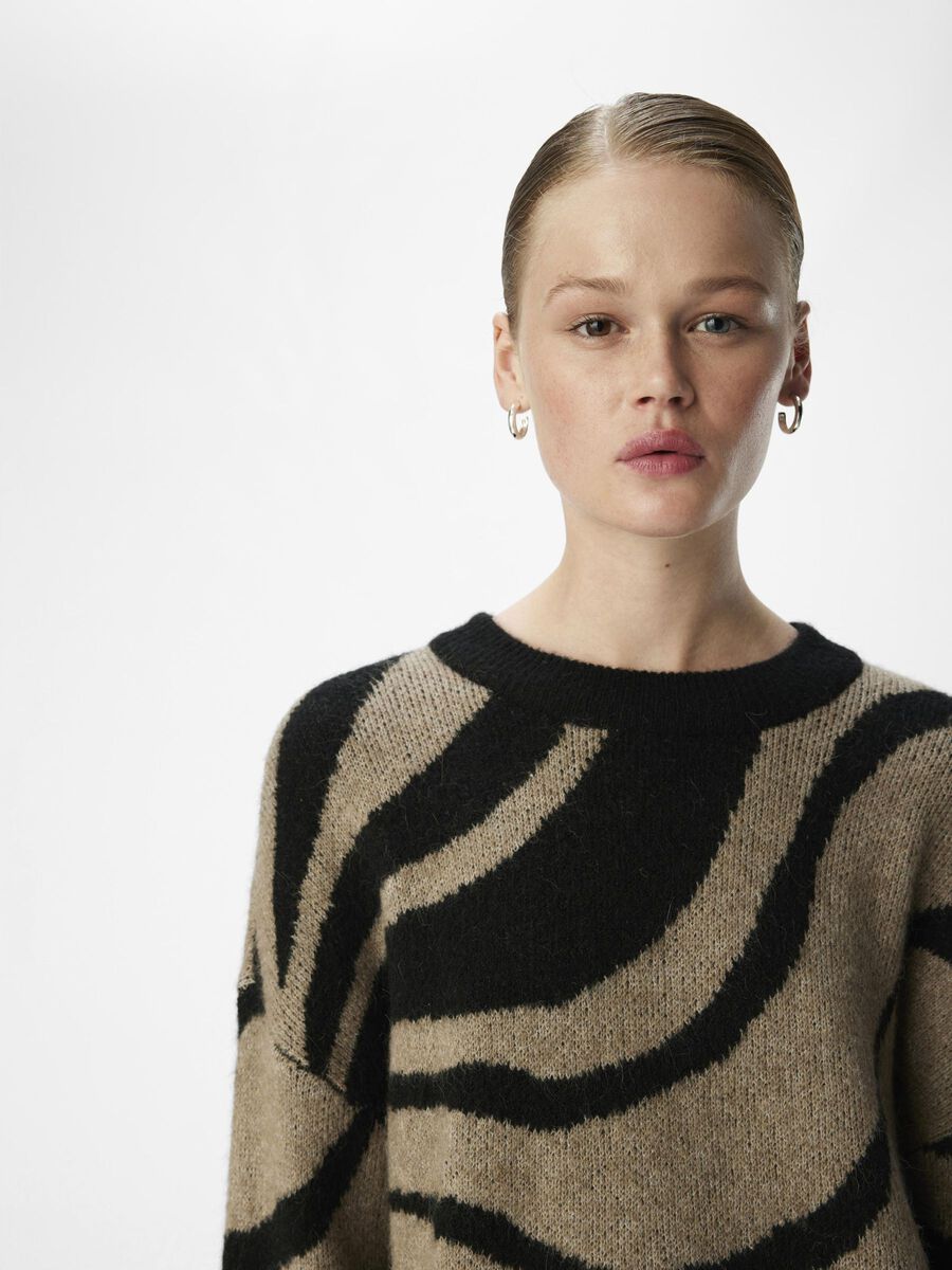 Carousel image - EN MAILLE PULLOVER, Black | 5