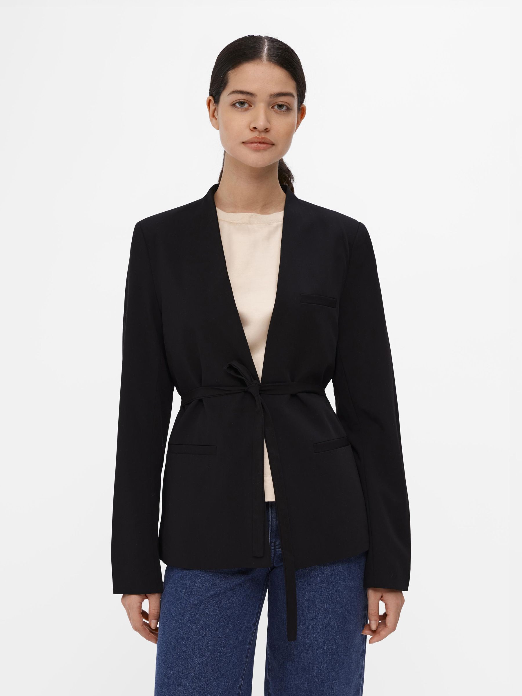 OPEN FRONT BLAZER