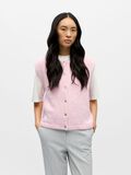 Product image thumbnail - CAP SLEEVED KNITTED VEST, Pink Lady | 2