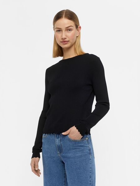 Object Collectors Item KNITTED PULLOVER, Black, highres - 23037444_Black_003.jpg