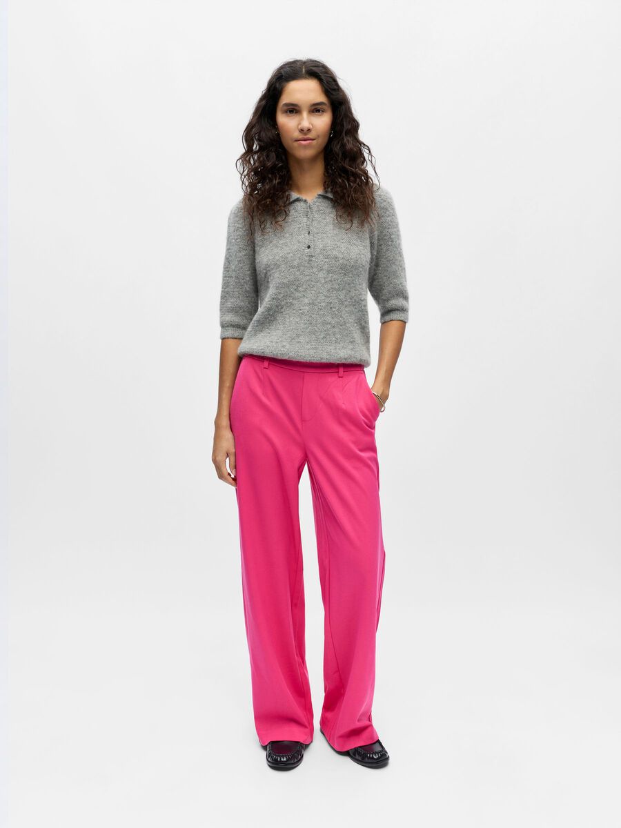 Carousel image - OBJLISA TROUSERS, Raspberry Sorbet | 4
