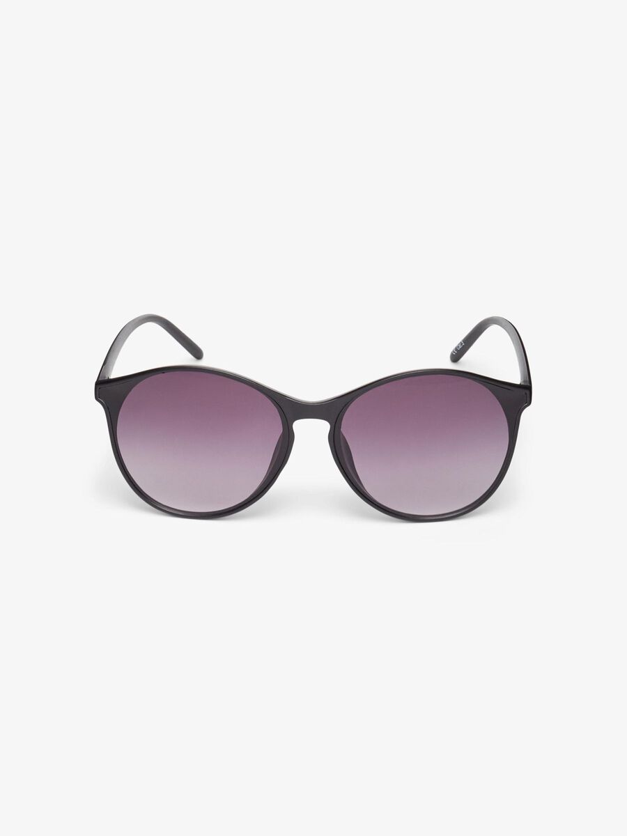OBJECT ROUNDED SUNGLASSES, Black, highres - 23034795_Black_001.jpg