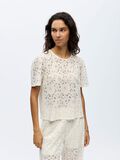 Product image thumbnail - SPITZEN PUFF&Auml;RMEL BLUSE, White Sand | 2