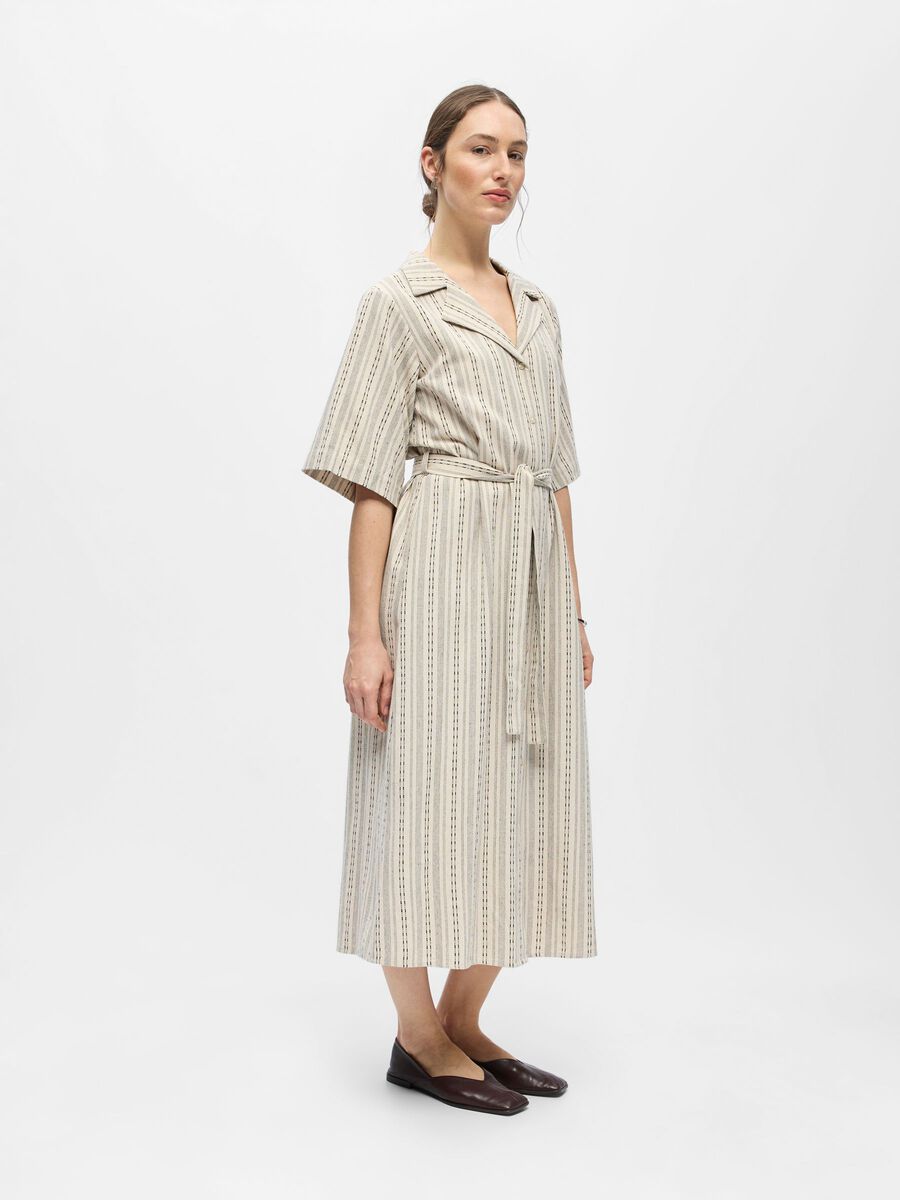 Product carousel image - MIDI  SHIRT DRESS, Birch | 1