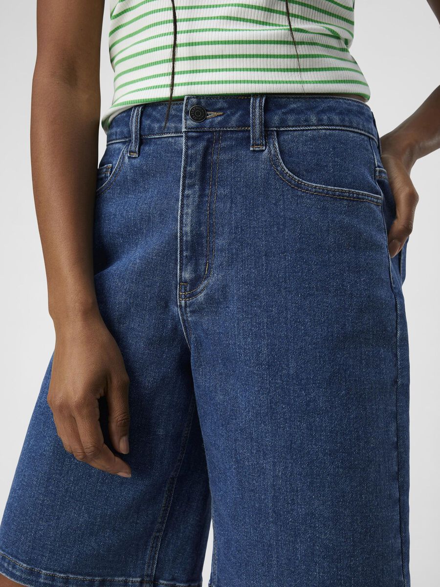 Product carousel image - LANG DENIM SHORT, Medium Blue Denim | 6