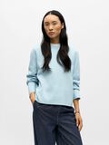 Product image thumbnail - LONG SLEEVED KNITTED PULLOVER, Winter Sky | 2