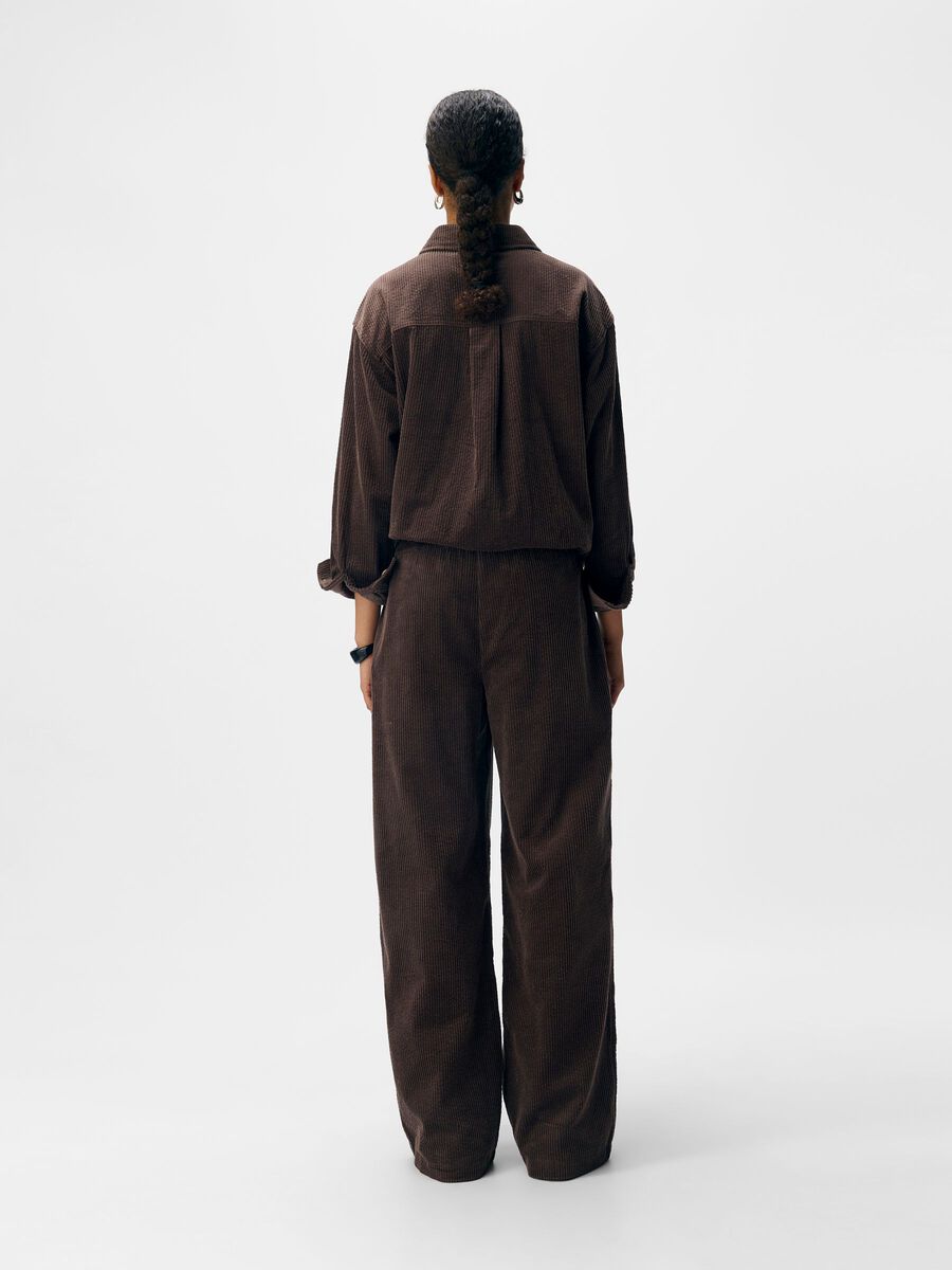 Product carousel image - EN CORDUROY PANTALON, Seal Brown | 2