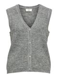 OBJECT STICKAD VÄST, Medium Grey Melange, highres - 23045620_MediumGreyMelange_001.jpg