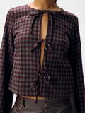 Product image thumbnail - CHECKERED TOP, Mauve Wine | 5