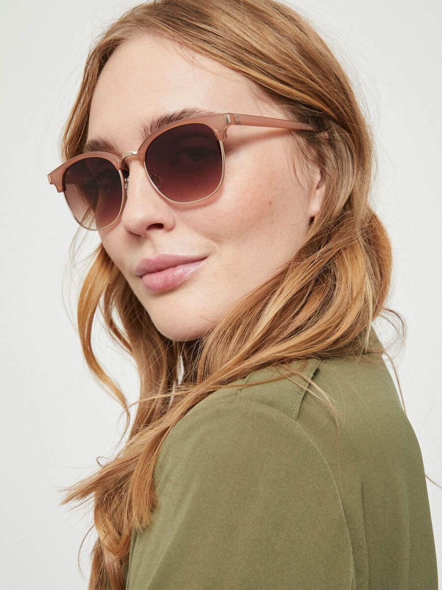 OBJECT ROUND SUNGLASSES, Misty Rose, highres - 23032042_MistyRose_003.jpg