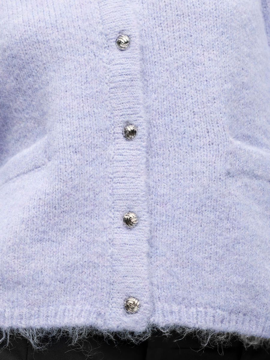Carousel image - KNITTED CARDIGAN, Baby Lavender | 5