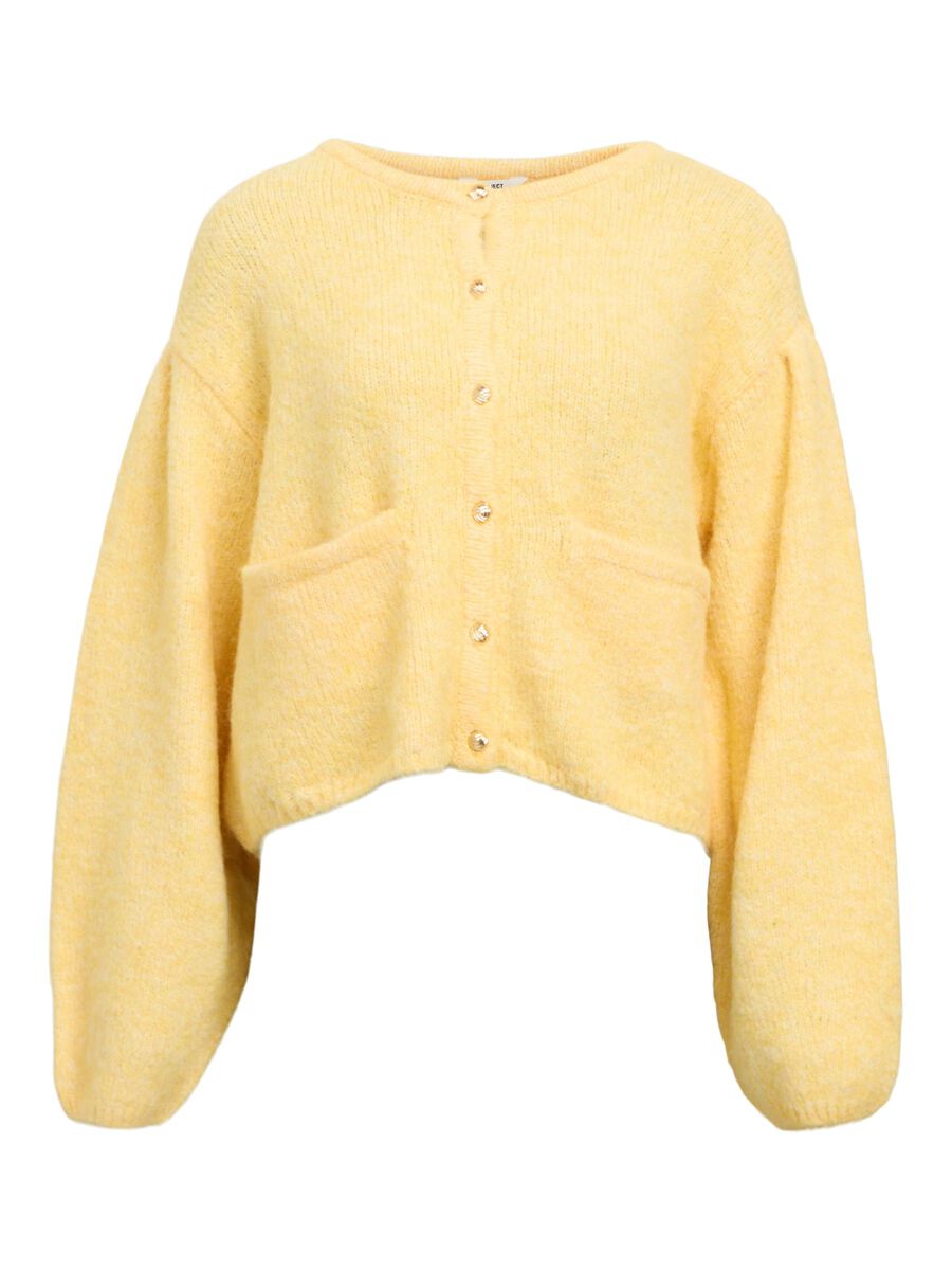 OBJECT KNITTED CARDIGAN, Lemon Meringue, highres - 23045224_LemonMeringue_001.jpg