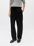 Product image thumbnail - OBJLISA BARREL TROUSERS, Black | 2