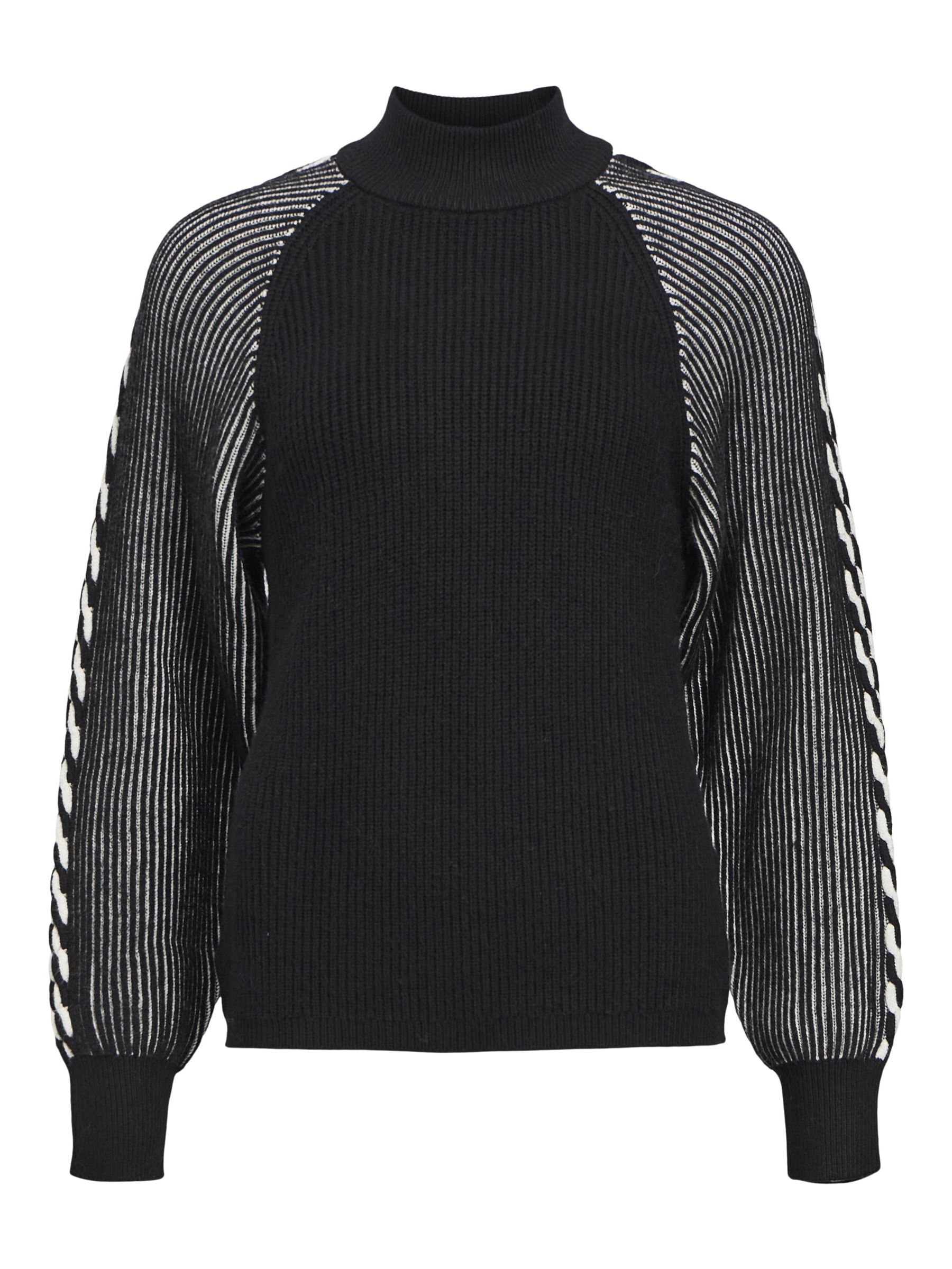 Zwarte trui gebreid shop