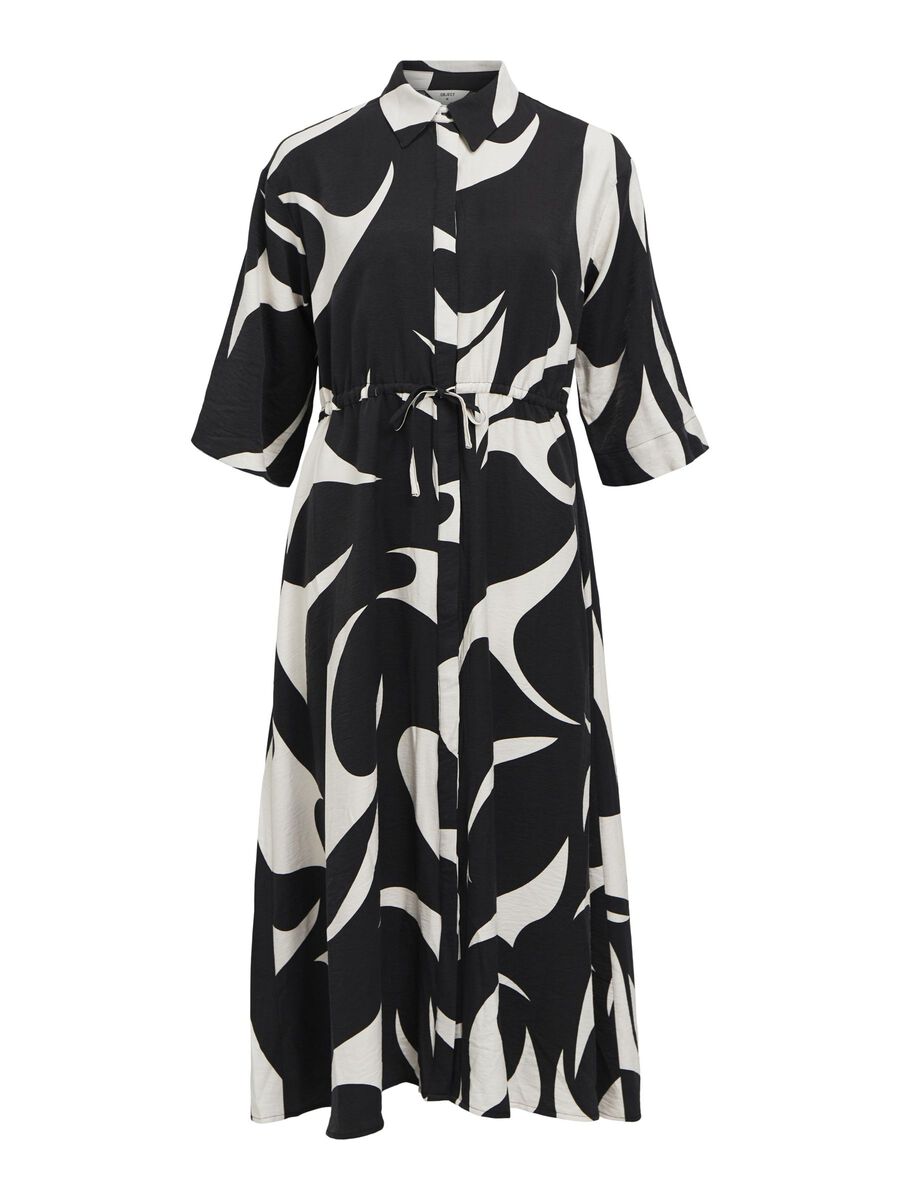 OBJECT PRINTED SHIRT DRESS, Black, highres - 23044966_Black_1132225_001.jpg