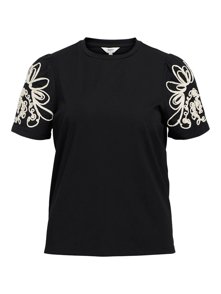 Product carousel image - À MANCHES COURTES TOP, Black | 4