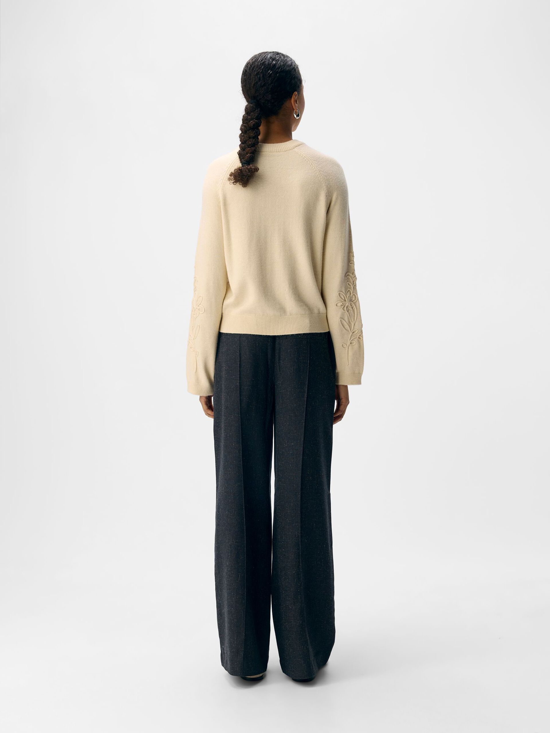 Carousel image - KNITTED PULLOVER, Sandshell | 3