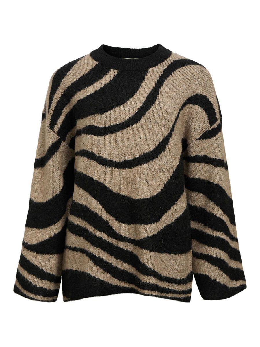 OBJECT KNITTED PULLOVER, Black, highres - 23044637_Black_1145786_001.jpg