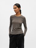 Product image thumbnail - LONG SLEEVED TOP, Morel | 2