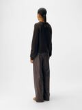 Product image thumbnail - KNITTED PULLOVER, Seal Brown | 3