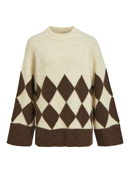 Object Collectors Item GEMUSTERTER STRICKPULLOVER, Sandshell, highres - 23042553_Sandshell_1064850_001.jpg
