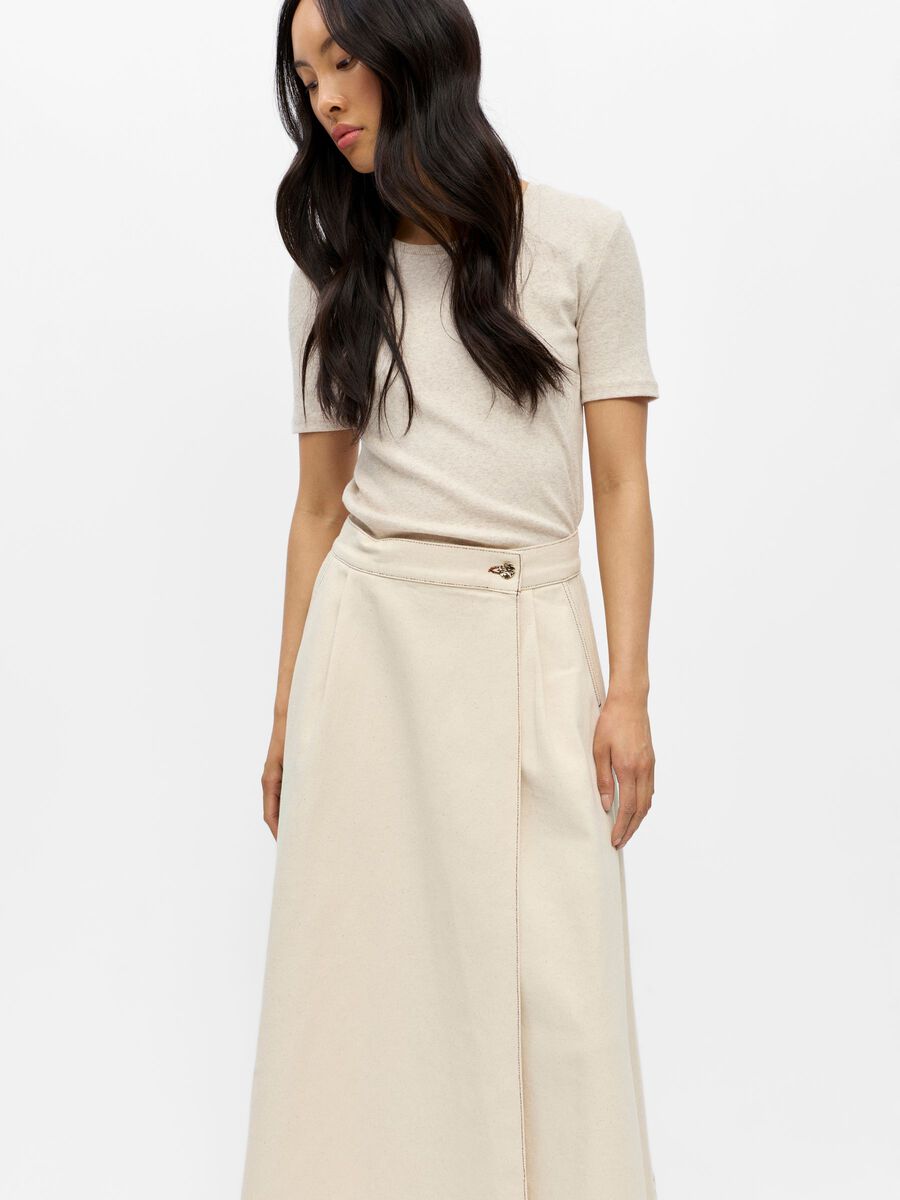 Carousel image - DENIM MAXIROCK, Beige Denim | 6