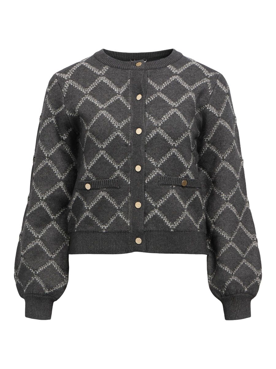 Carousel image - STRICK STRICKJACKE, Dark Grey Melange | 1