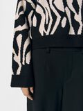 OBJECT GEMUSTERTER STRICKPULLOVER, Black, highres - 23046926_Black_1215513_006.jpg