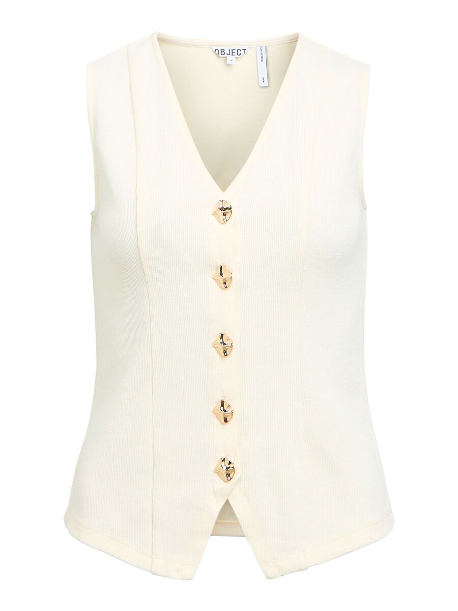 Product carousel image - OBJECT COLLECTORS ITEM WAISTCOAT, Cloud Dancer | 2