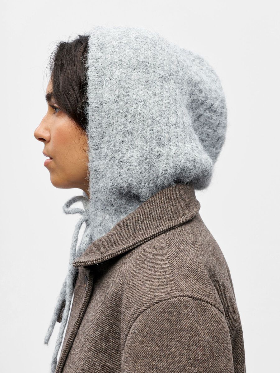 Carousel image - RIBBET BALACLAVA, Medium Grey Melange | 3