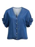 Product image thumbnail - DENIM V-AUSSCHNITT OBERTEIL, Medium Blue Denim | 1