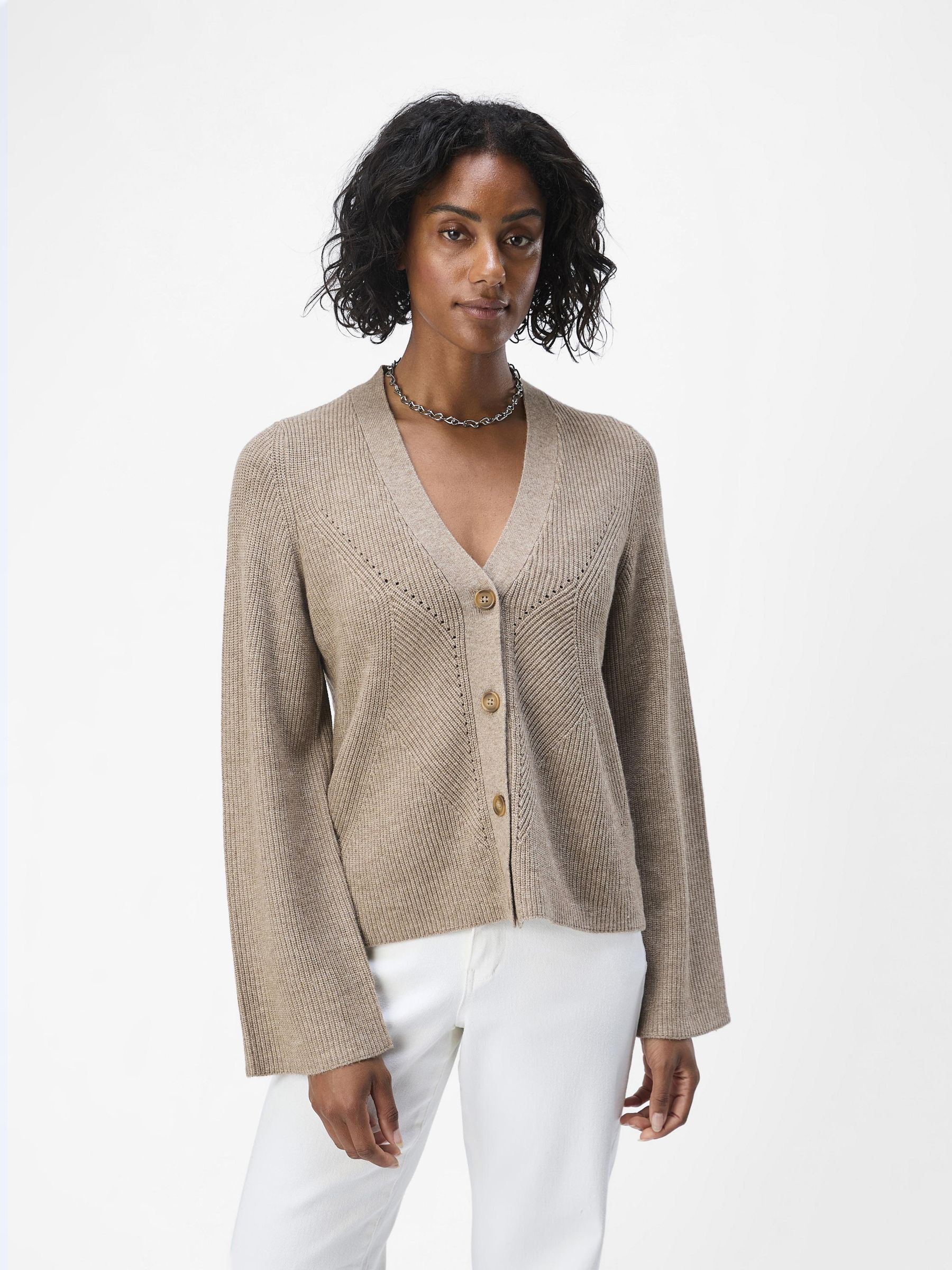 Taupe cardigan sale