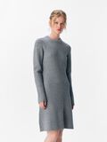 Product image thumbnail - KNITTED MINI DRESS, Medium Grey Melange | 2