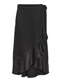 OBJECT SATIN- SLÅ-OM-NEDERDEL, Black, highres - 23039262_Black_001.jpg