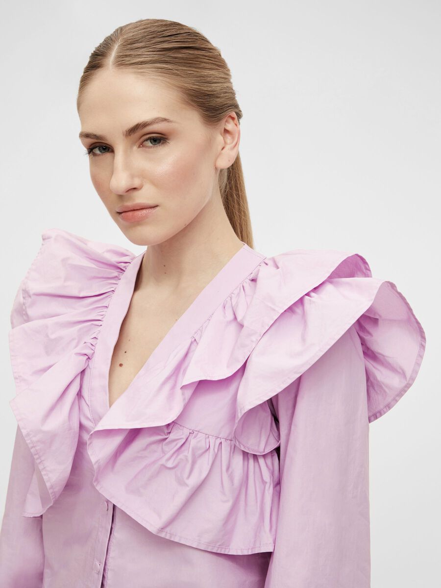 Object Collectors Item RUFFLED LONG SLEEVED TOP, Winsome Orchid, highres - 23036619_WinsomeOrchid_006.jpg