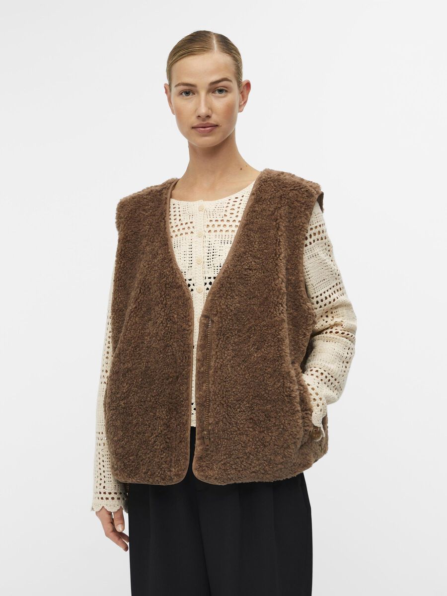 OBJECT FLEECE VEST, Fossil, highres - 23043086_Fossil_003.jpg