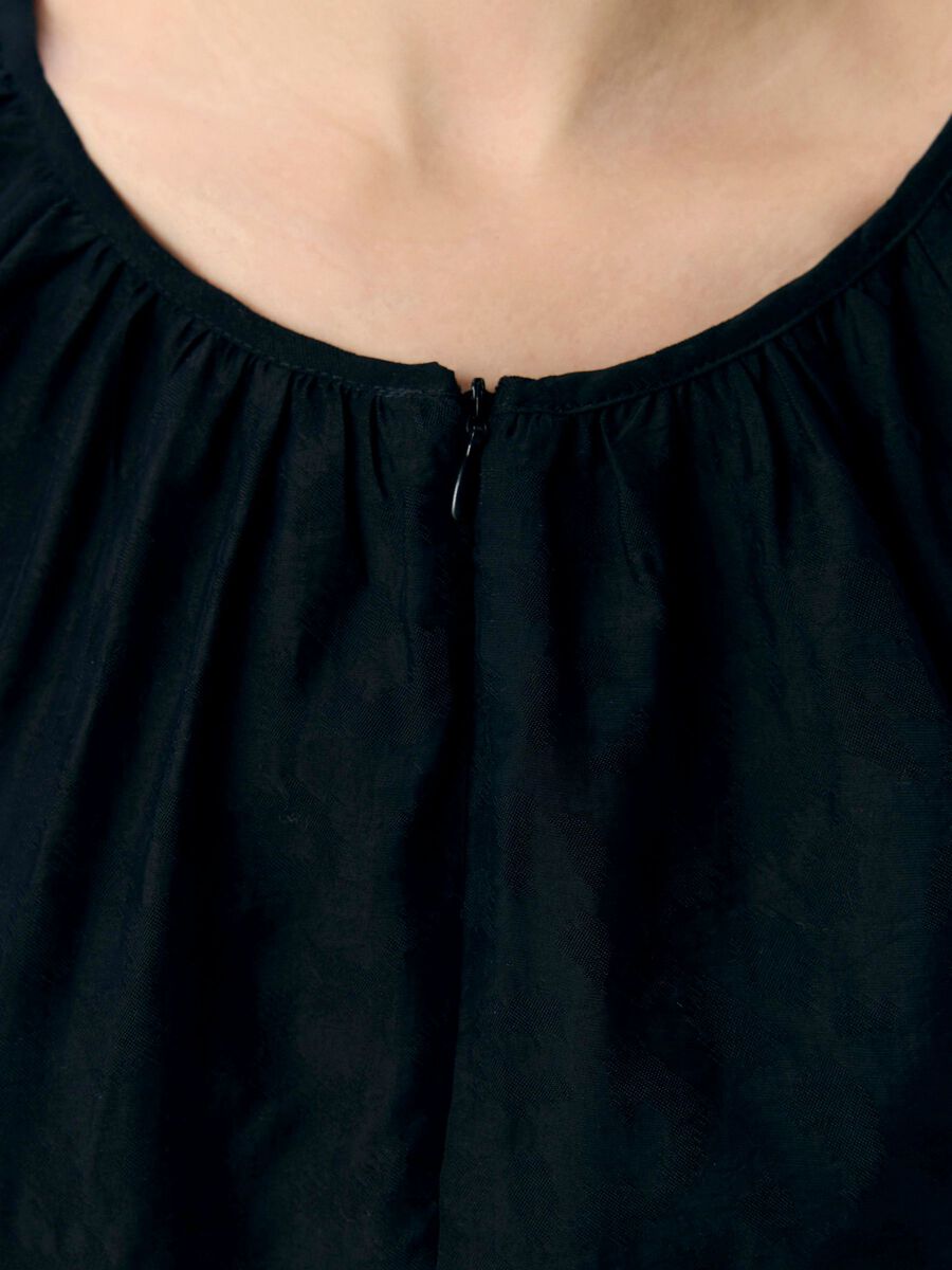 Carousel image - BALLONÄRMEL BLUSE, Black | 5