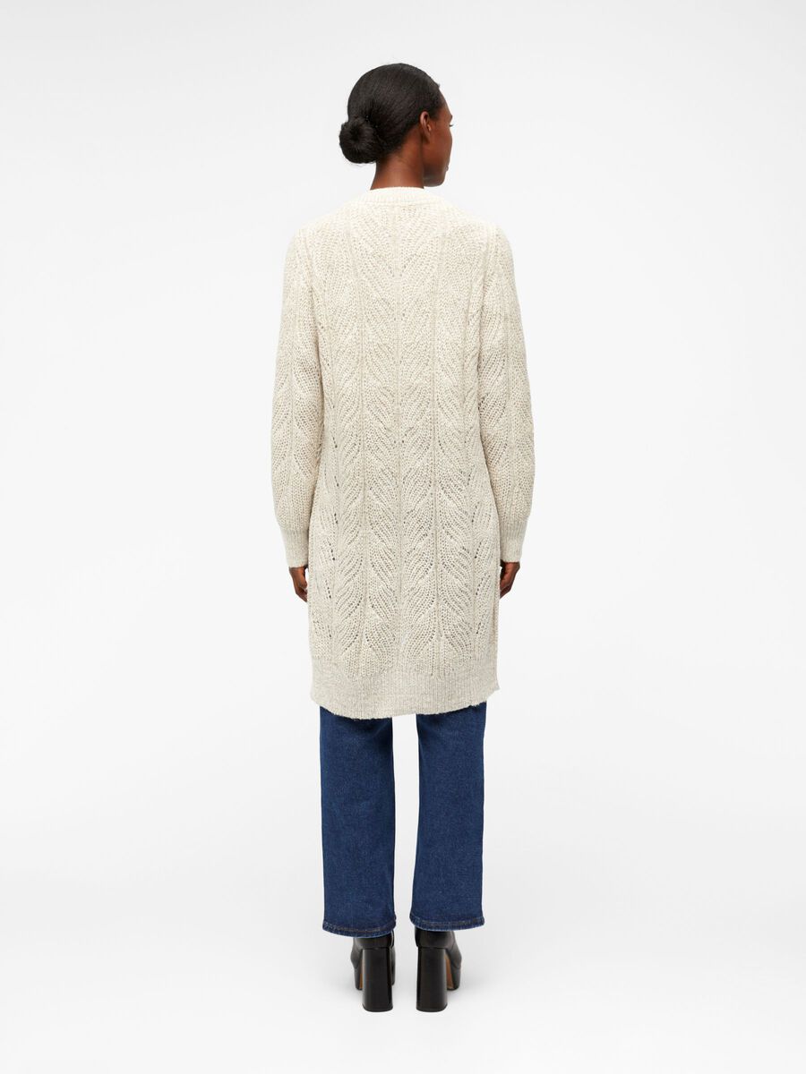 OBJECT OBJNOVA STELLA KNITTED CARDIGAN, Humus, highres - 23030187_Humus_700748_004.jpg
