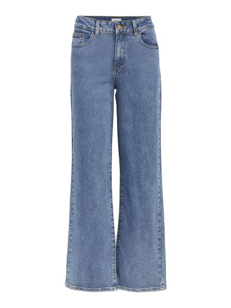 Object Collectors Item MID WAIST WIDE FIT JEANS, Medium Blue Denim, highres - 23037483_MediumBlueDenim_001.jpg