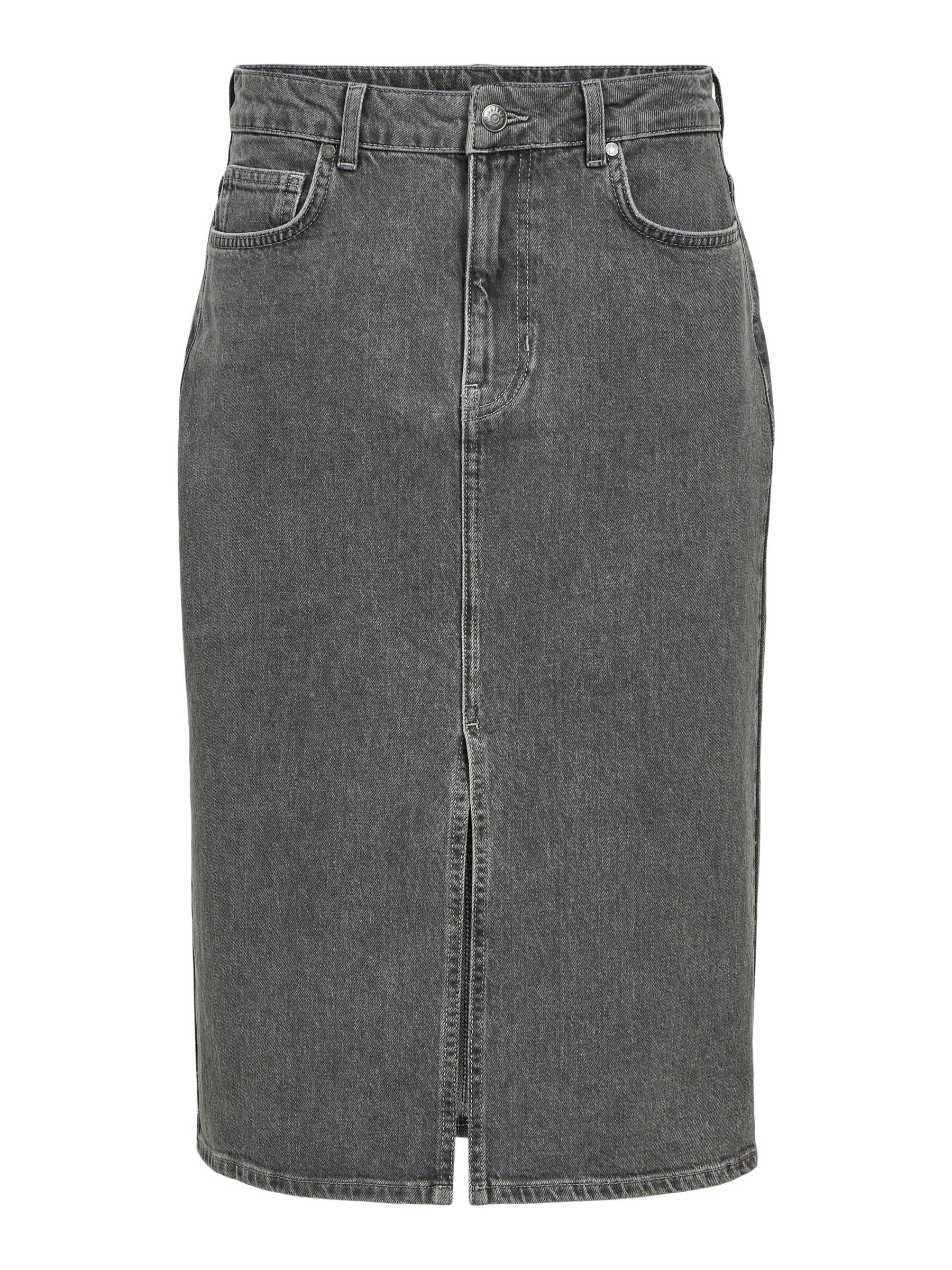 DENIM MIDI SKIRT