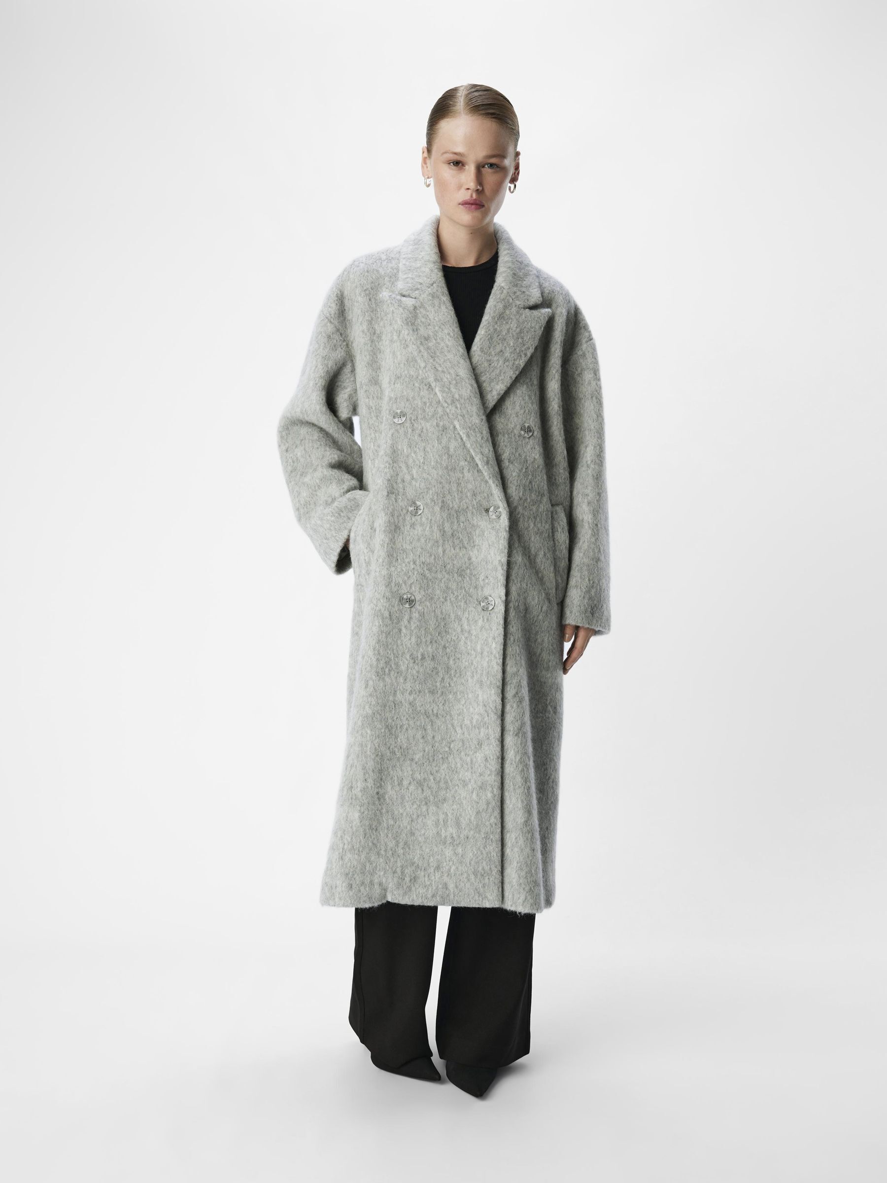 LONG MANTEAU Gris .OBJECT CI Belgique